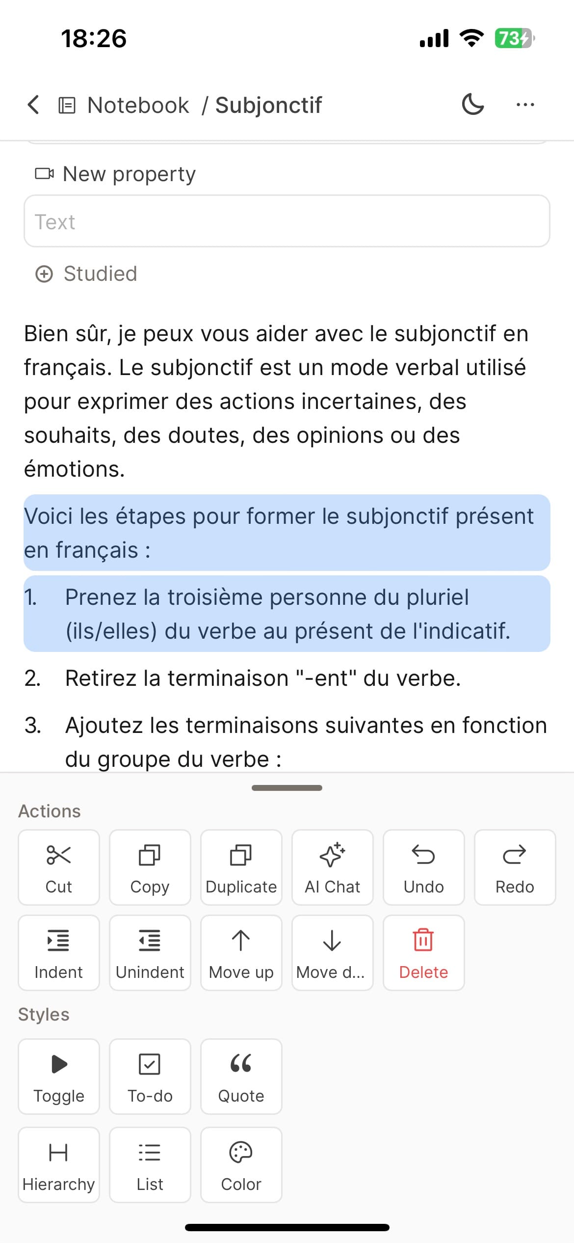 AI chat overlay on tablet and small screens