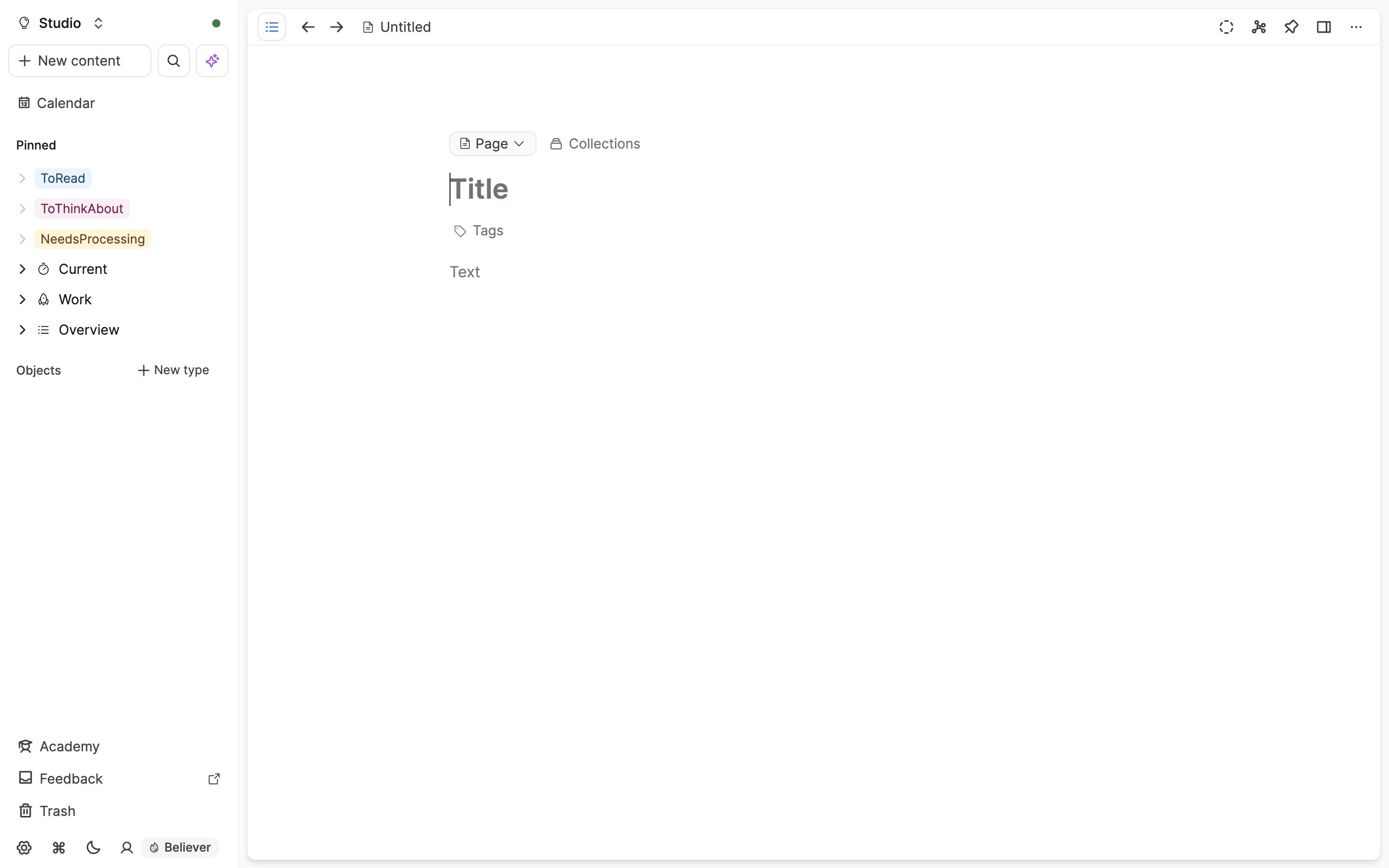 Inbox overview