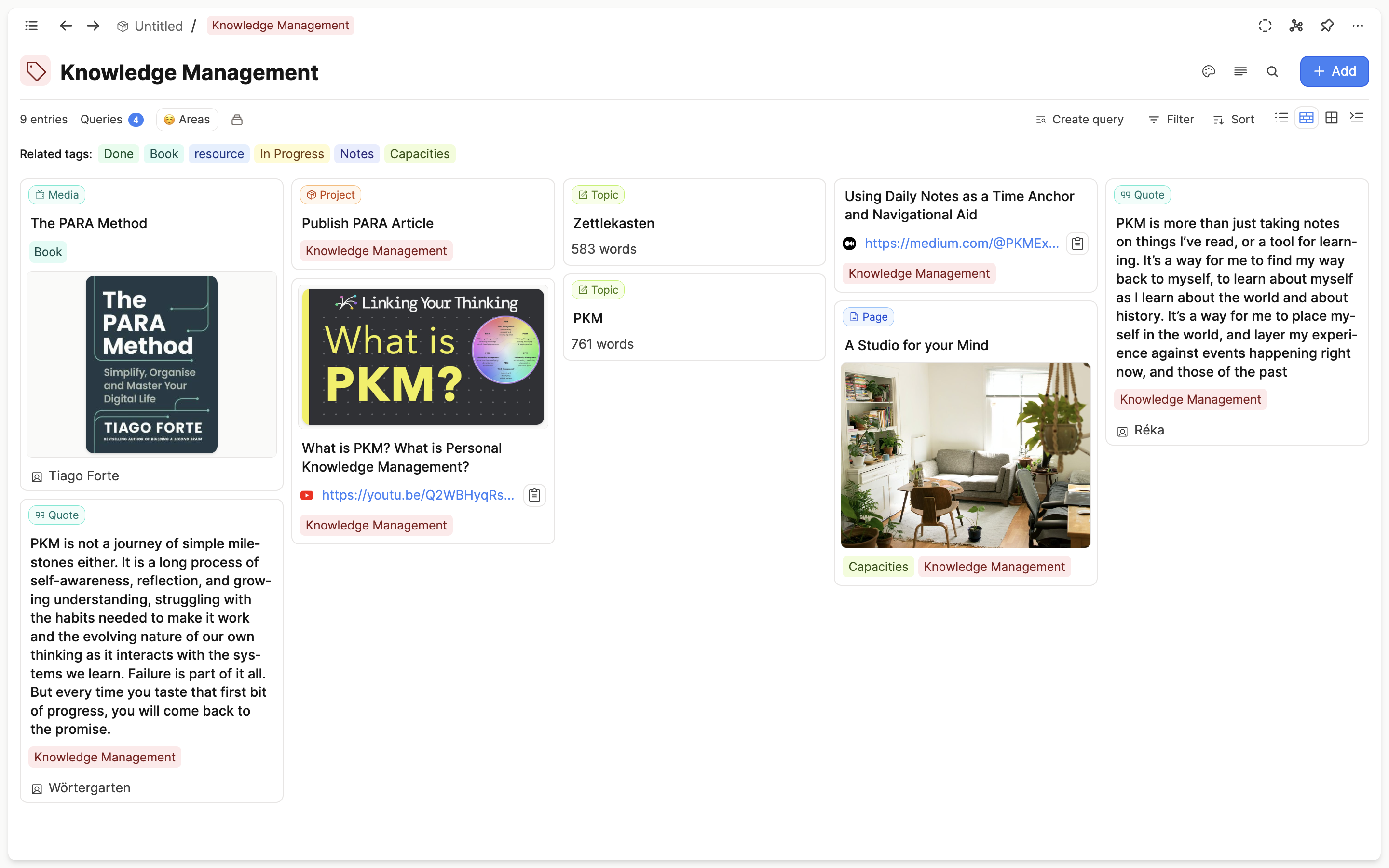 Knowledge Management